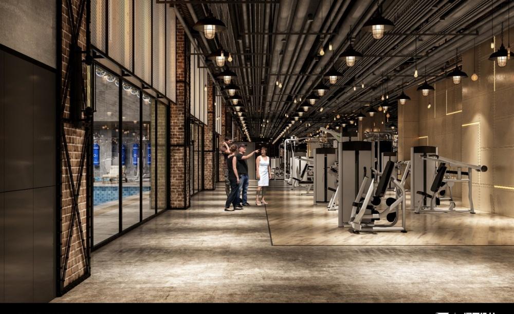 
国内首家蒸汽朋克复古工业健身房 -3