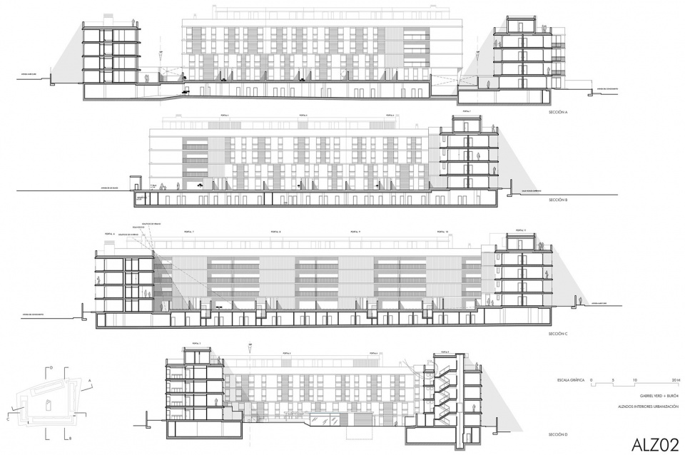 塞维利亚 Habitat Bulevar 住宅综合体 | 高效可持续的建筑形态与公共空间-67