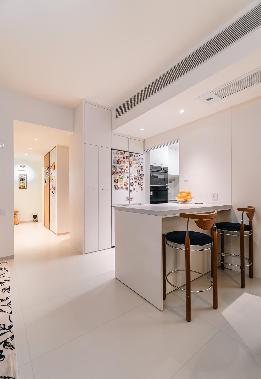 96㎡中古混搭风四居室装修-22