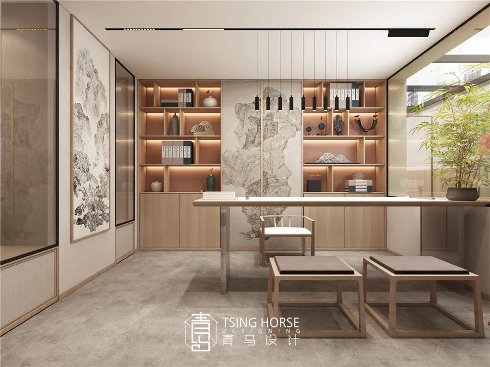 融创揽月府 · 曲森团队打造 316㎡新中式雅致空间-54