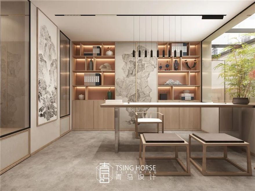 融创揽月府 · 曲森团队打造 316㎡新中式雅致空间-54