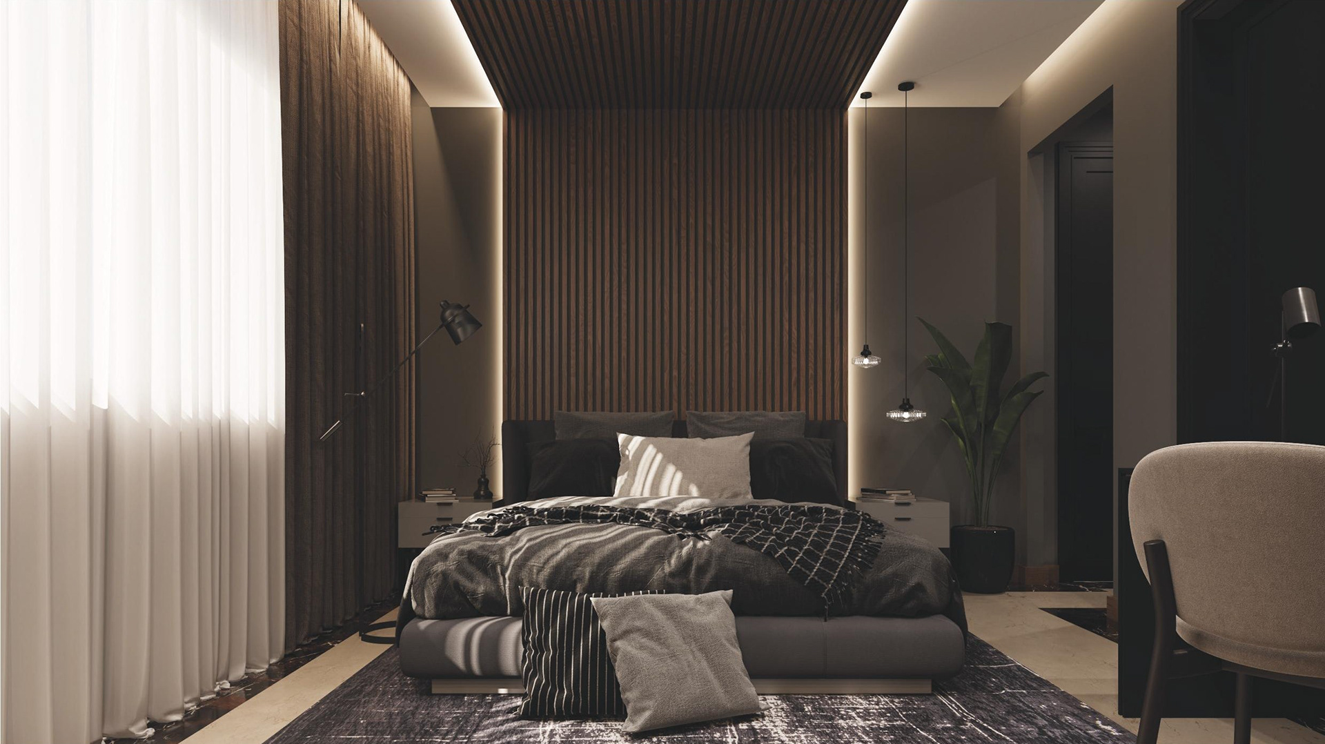 迪拜现代简约别墅室内设计丨阿联酋迪拜-5