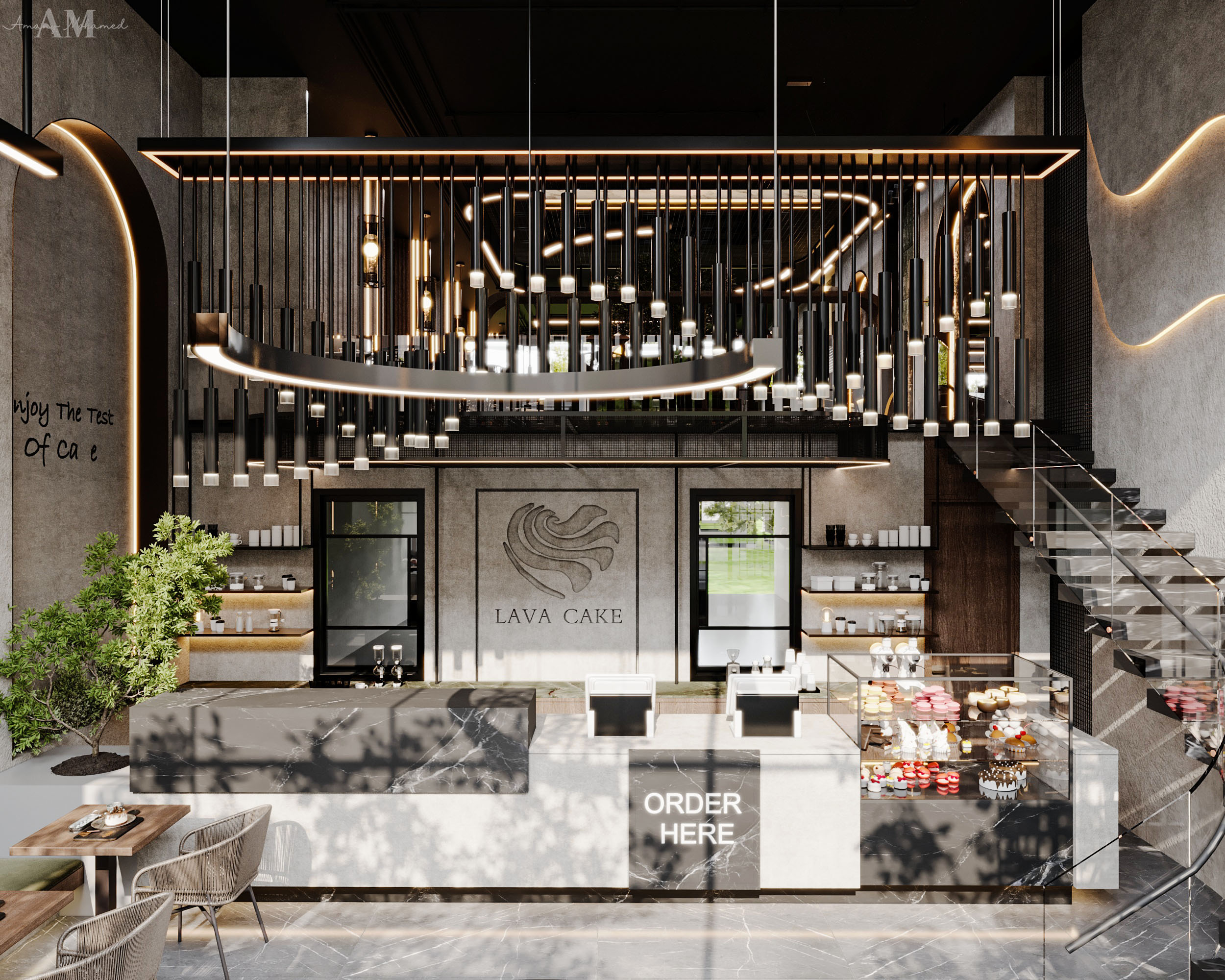 "Lava Cake" Restaurant Visualization-6