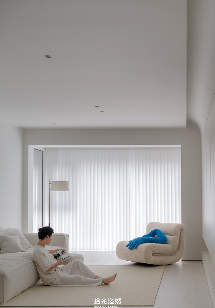 富有灵魂的纯白居所-6