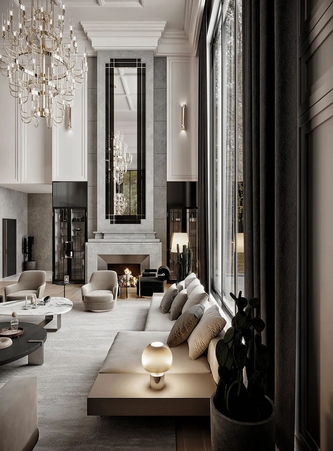 别墅豪宅 室内设计丨阿曼丨ZEBRANO,Buro One-7