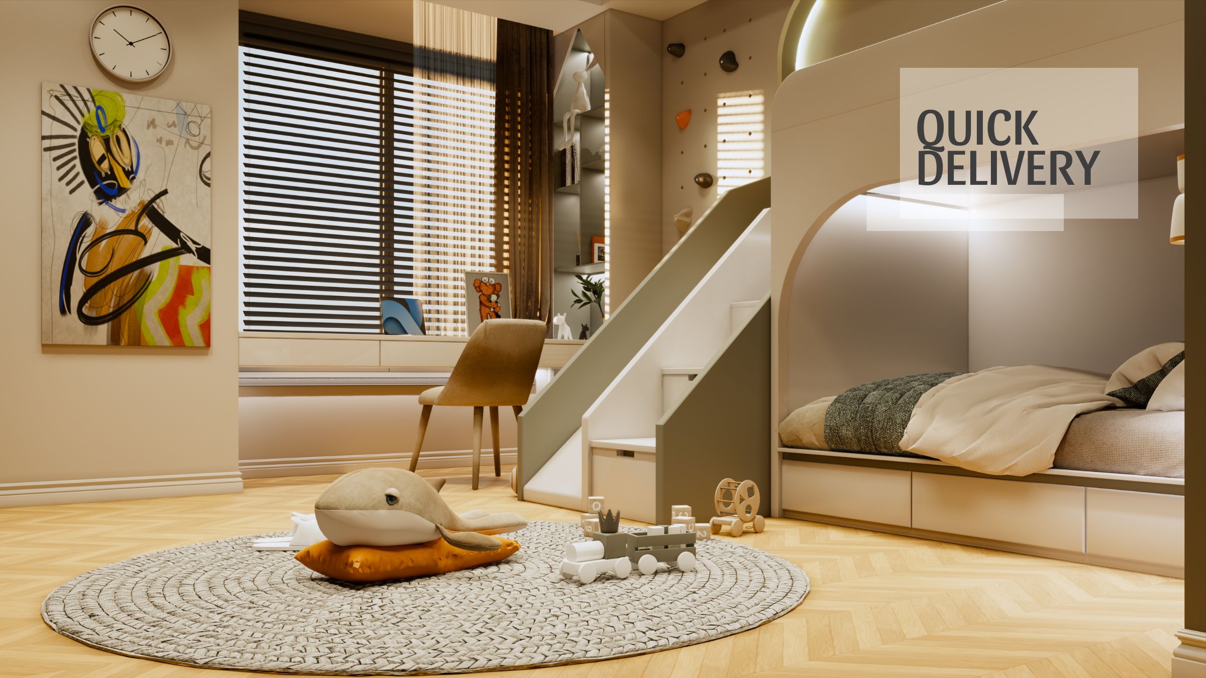 儿童房和游戏室项目丨ngoccao-17