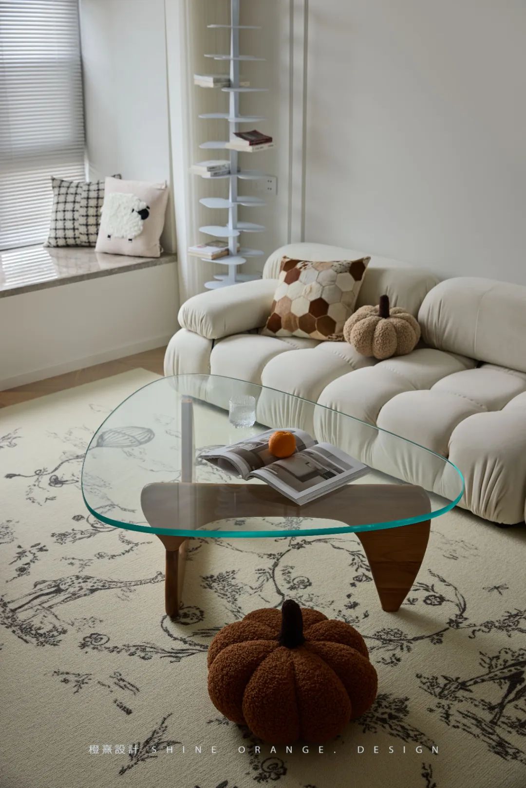 奶油系混搭风,打造130㎡优雅诗意家居空间丨中国宁波丨橙熹设计-45