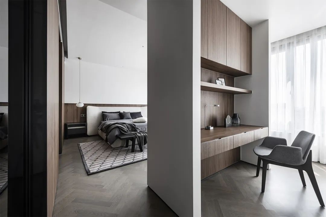 纯粹大宅 | 石木交织的白黑世界-35