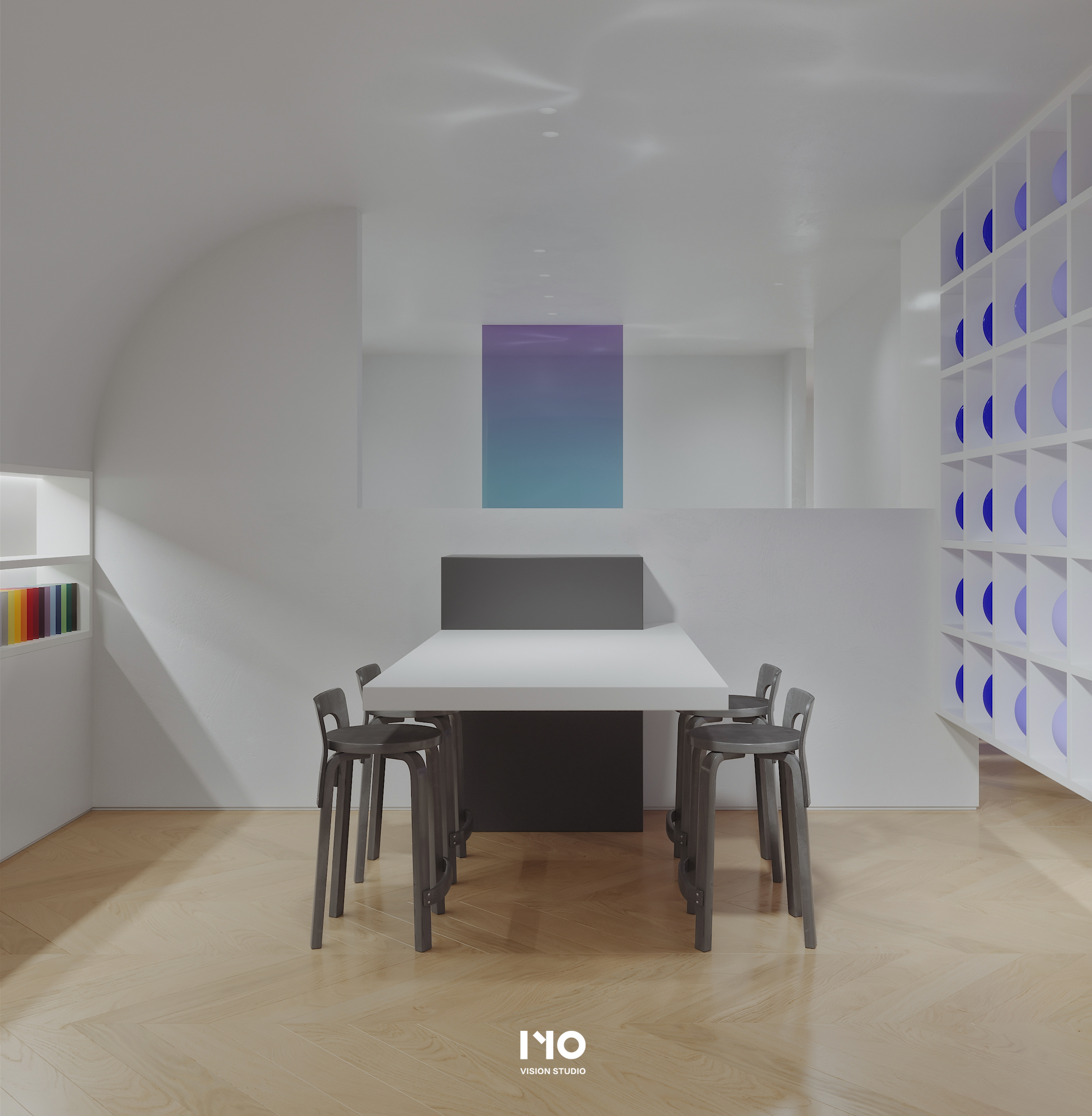 Mylands丨麦兰德涂料展厅 方块空间设计-10