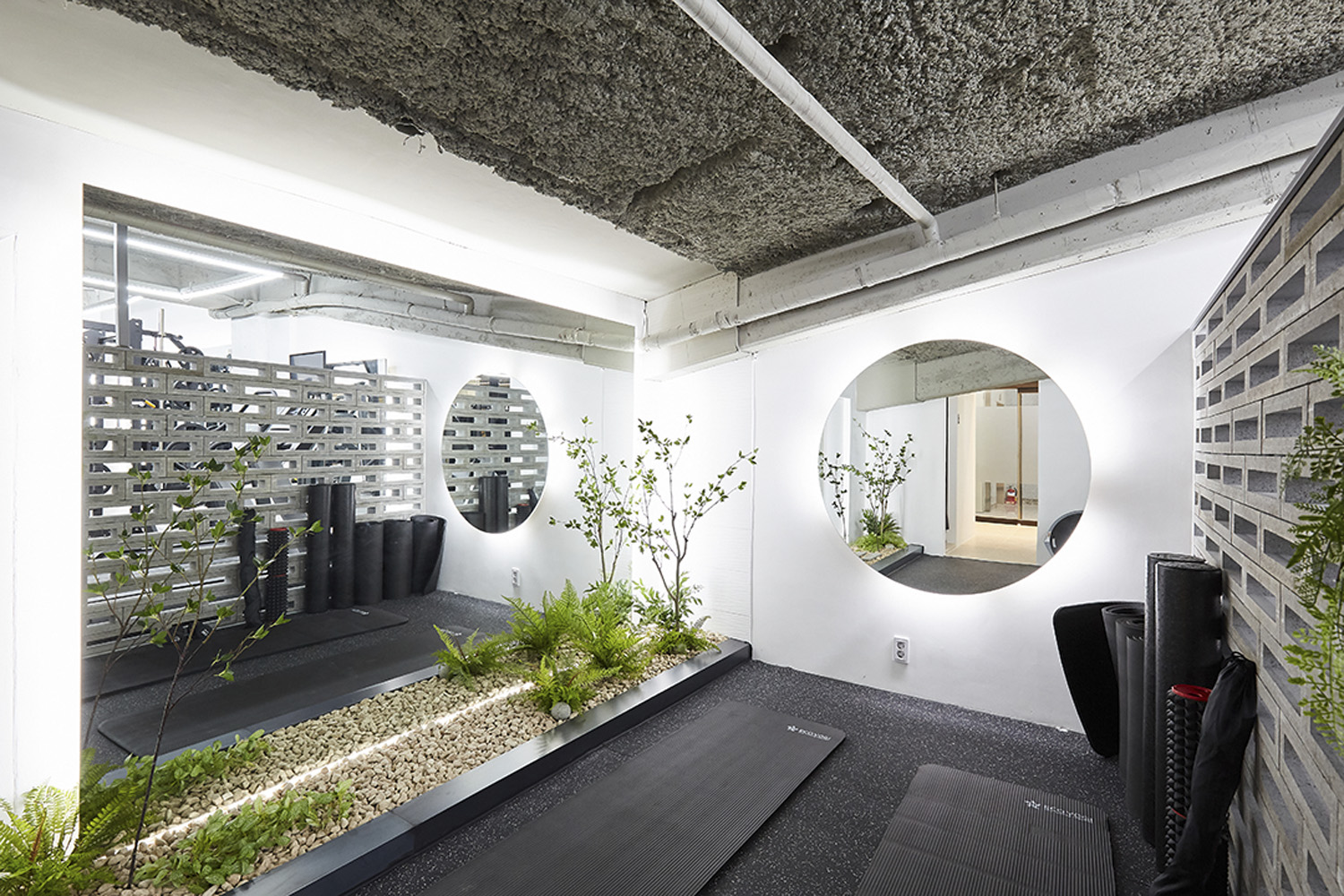 40 平咖啡馆氛围的健身空间设计-3