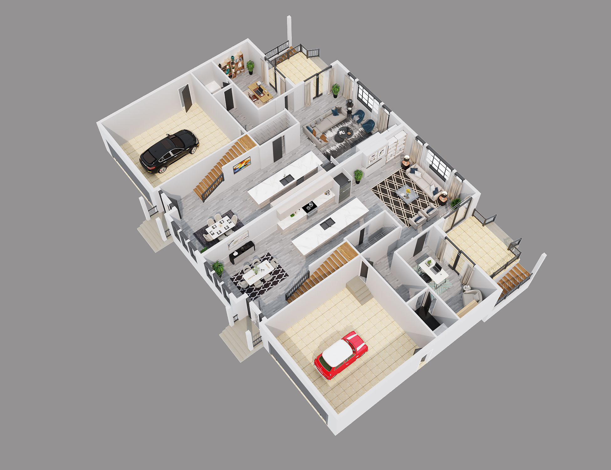 三维楼层平面图-8