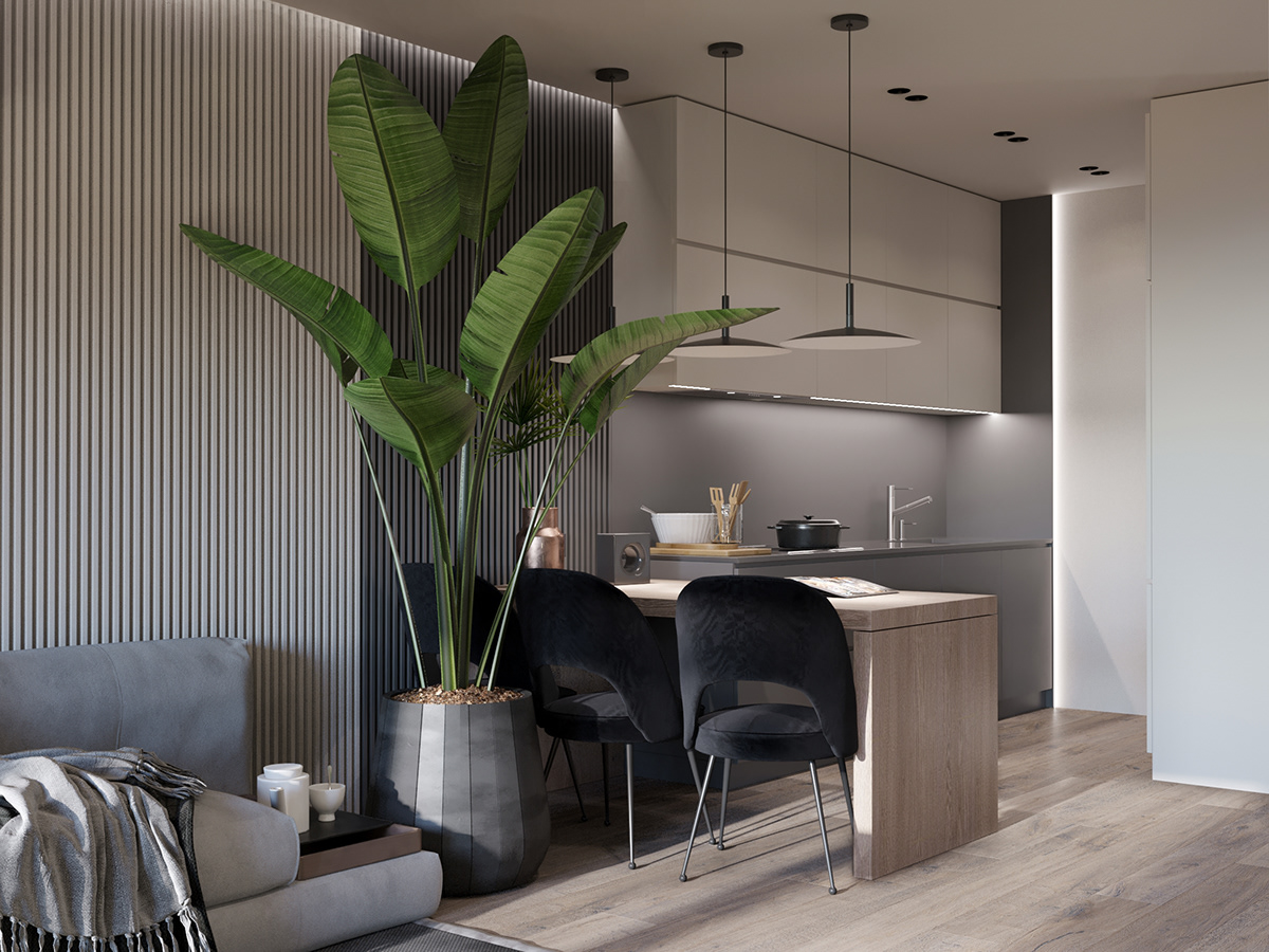 开放式 小户型一居设计-5