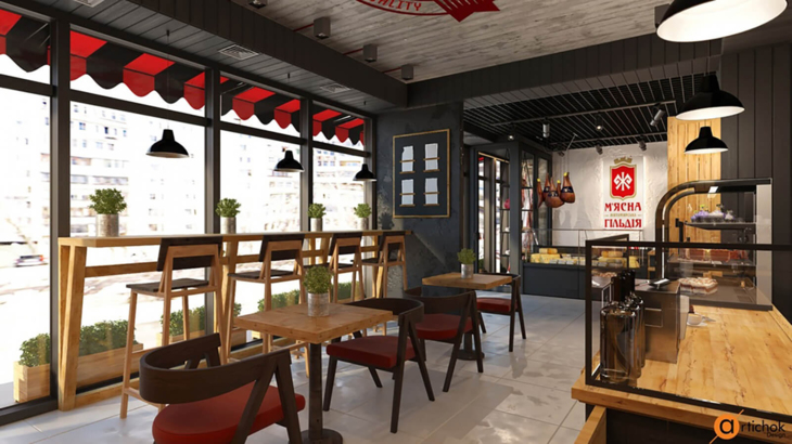 “МЯСНАЯ ГИЛЬДИЯ”品牌连锁商店新格式店丨“Artichok Design”-15