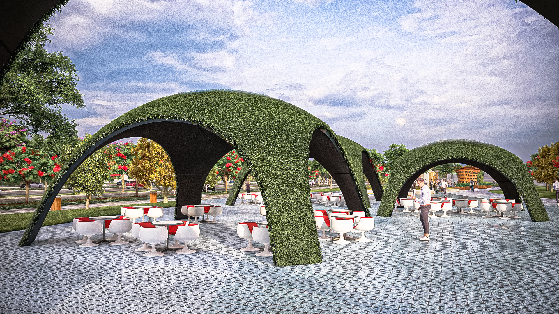 Main Road Streetscape Design in New Capital-10