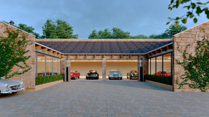 豪宅车库设计丨英国丨Jonathan Clark Architects-58