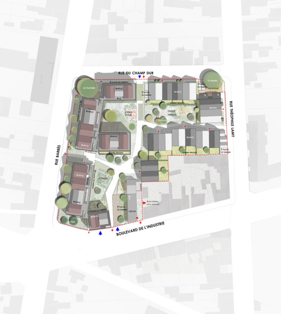 Beugnon,Bourges 120套新住宅建设项目-7