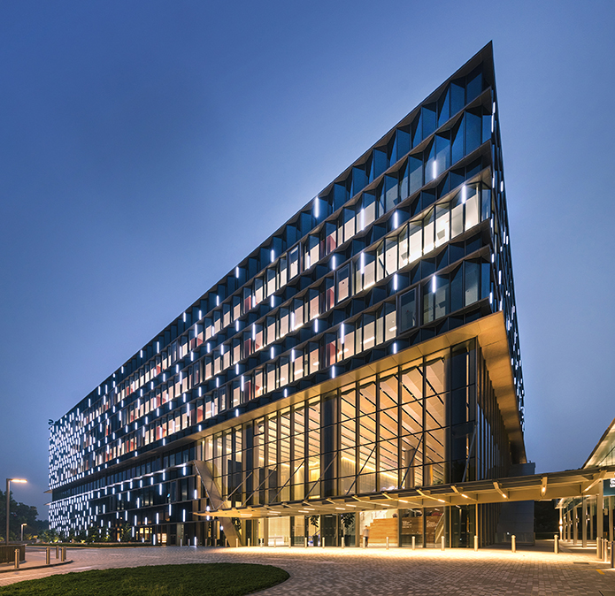 新加坡科学公园地标设计，优雅建筑灯光展现生态和谐-15