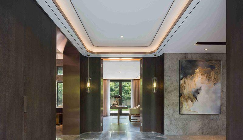 新浦江城十号院现代轻奢别墅设计-32