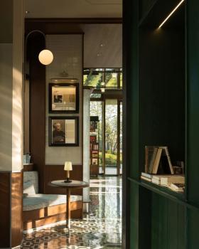 华润置地上海中环置地中心·望雲项目咖啡BOX丨中国上海丨软装矩阵纵横,硬装东木筑造