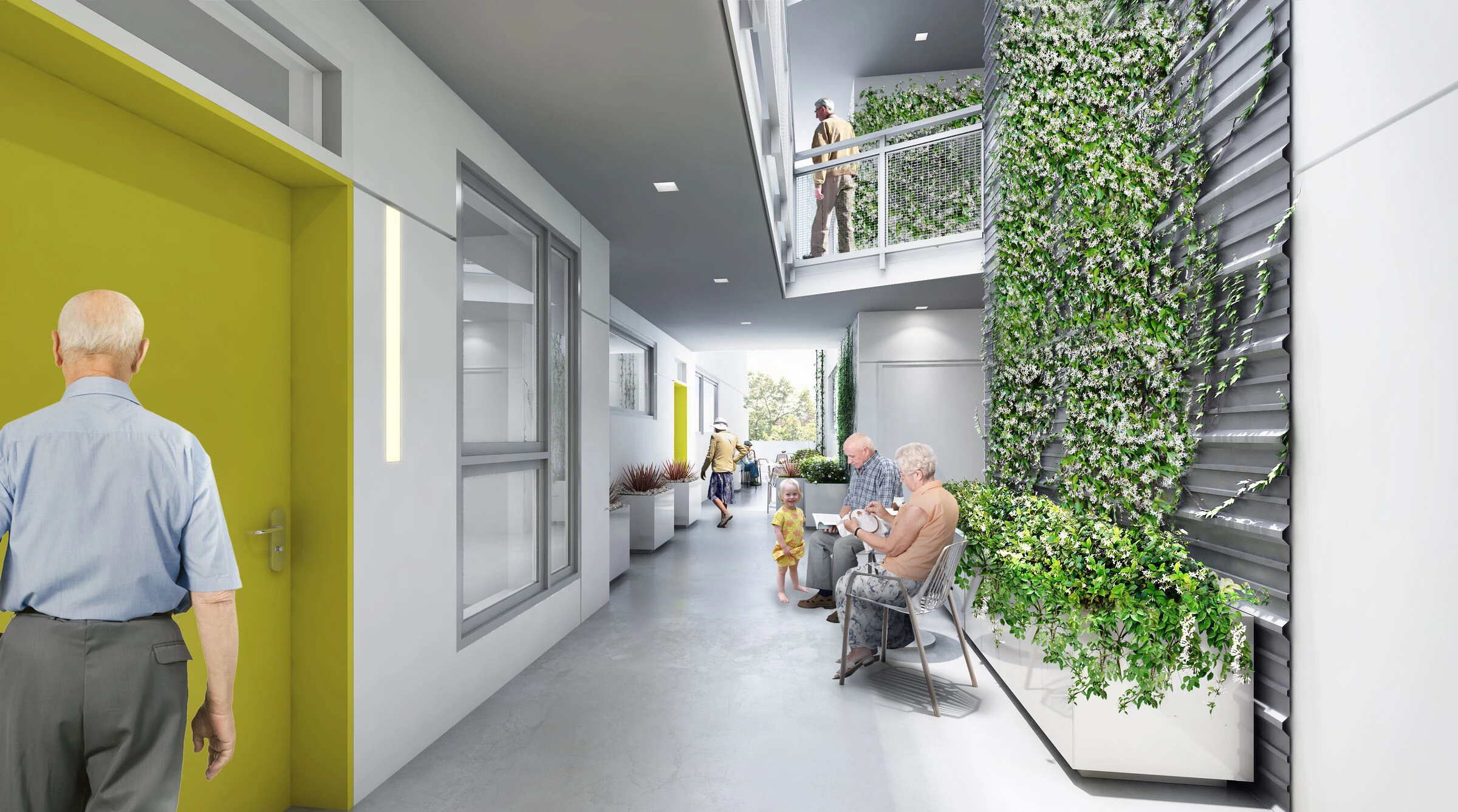 圣塔莫尼卡市中心的创新老年人住宅设计丨美国加利福尼亚丨Michael W. Folonis Architects-16