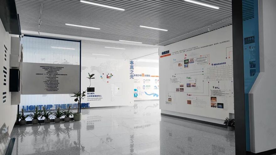 顺德本真未来学校大堂(学校展示)策划设计施工落地一体化打造-71