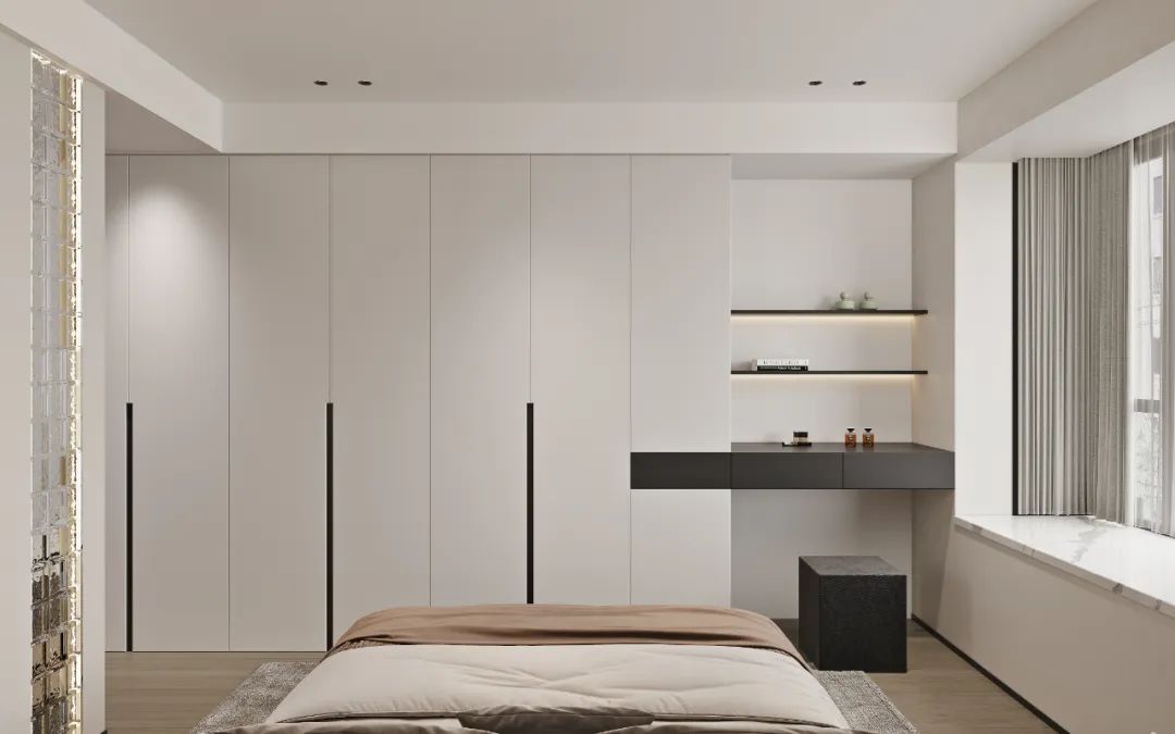 秋日中性色,新商大厦 120㎡户型设计丨铭星 A.F.C 设计&精造-30