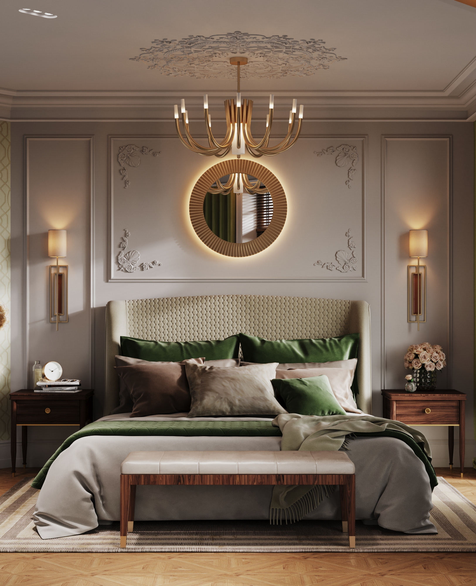 90平米海滨三居室公寓设计项目丨俄罗斯加里宁格勒丨娜塔莉亚·兹马钦斯卡娅工作室-43