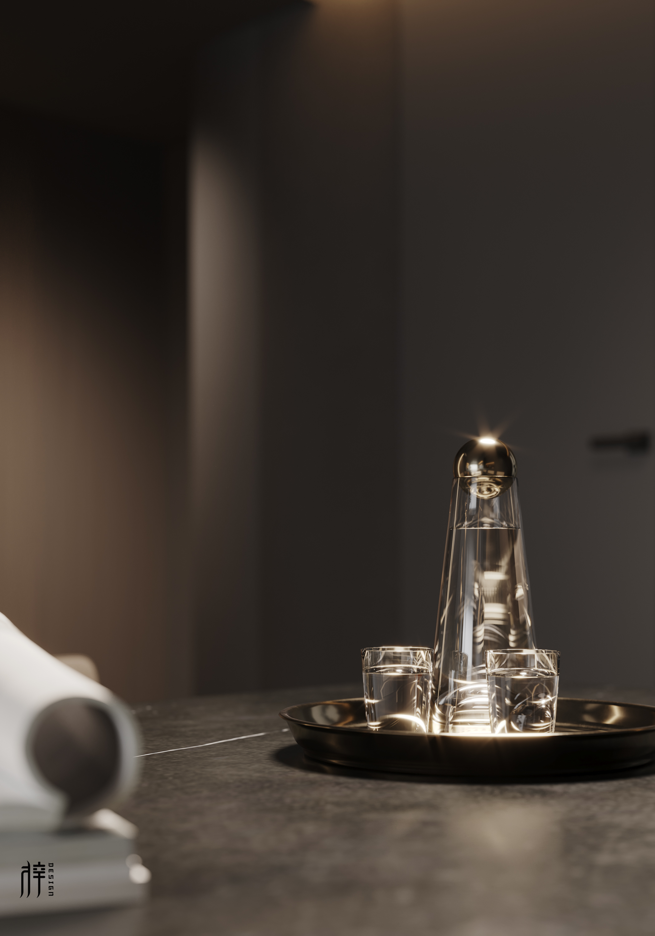 深灰与奶油色的极简碰撞-10