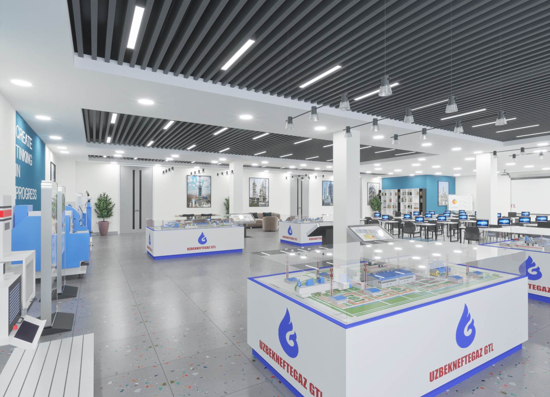 Showroom and training class at the factory.-6