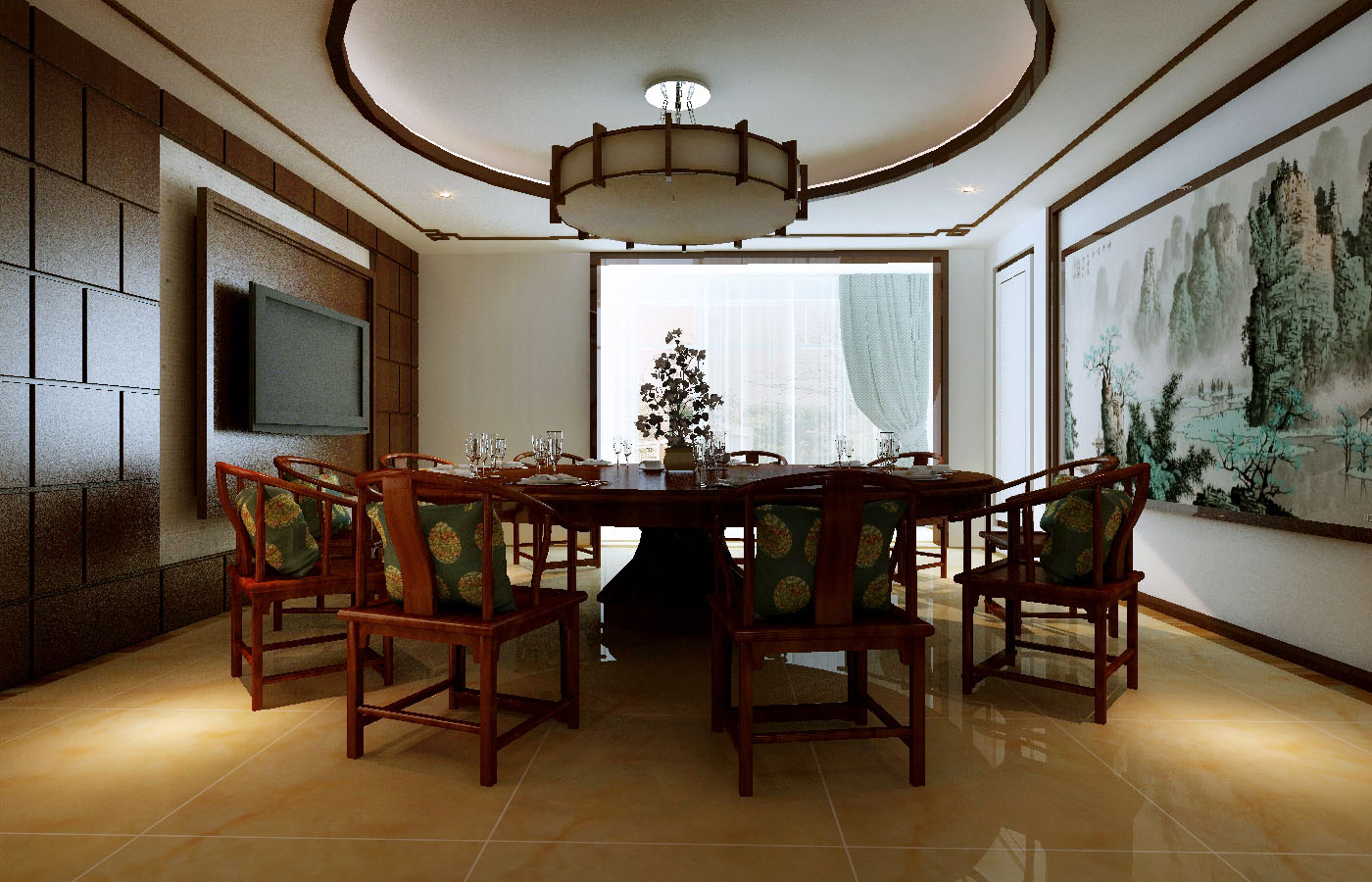 古韵东方 | 中式大宅设计案例解析-5