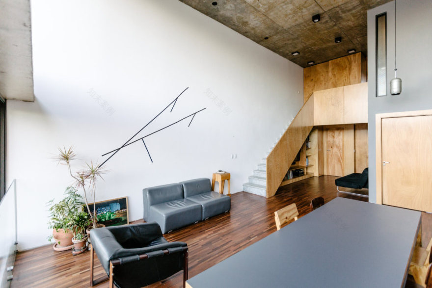 巴西双层公寓,融入现代艺术气息-22