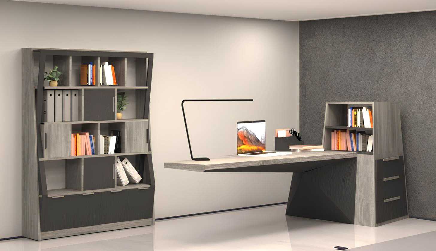 Конструктивне рішення офісного столу та шафи-2