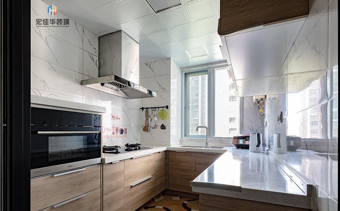 宏佳华装璜赏心 118㎡现代风 温馨宜居空间设计-21