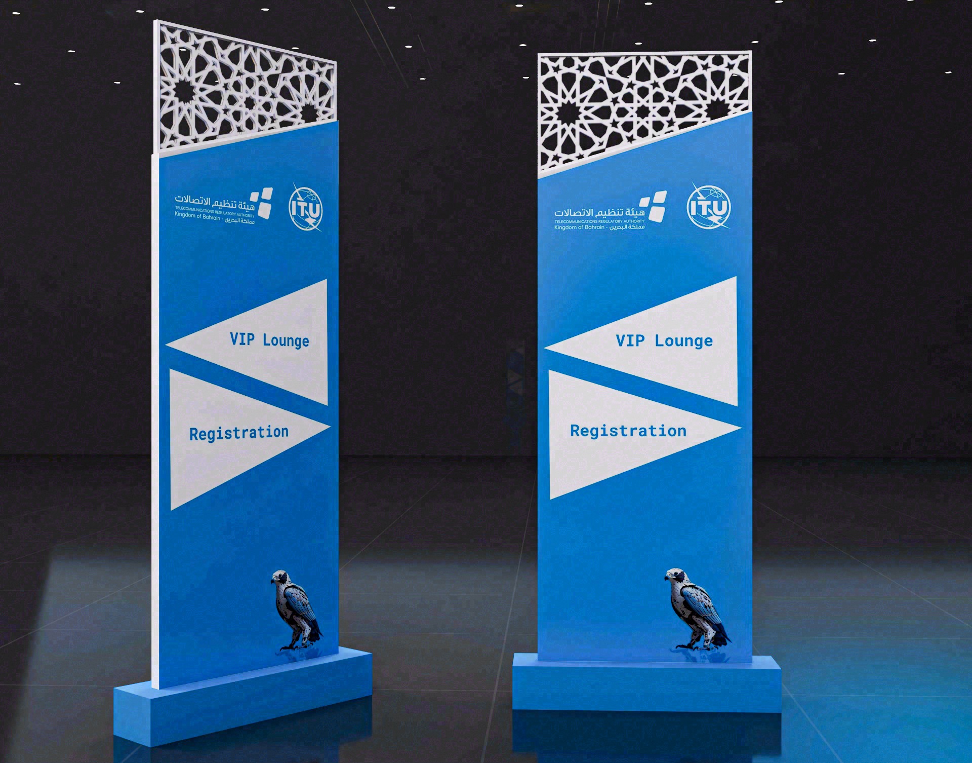 3D Design sign & stage-1