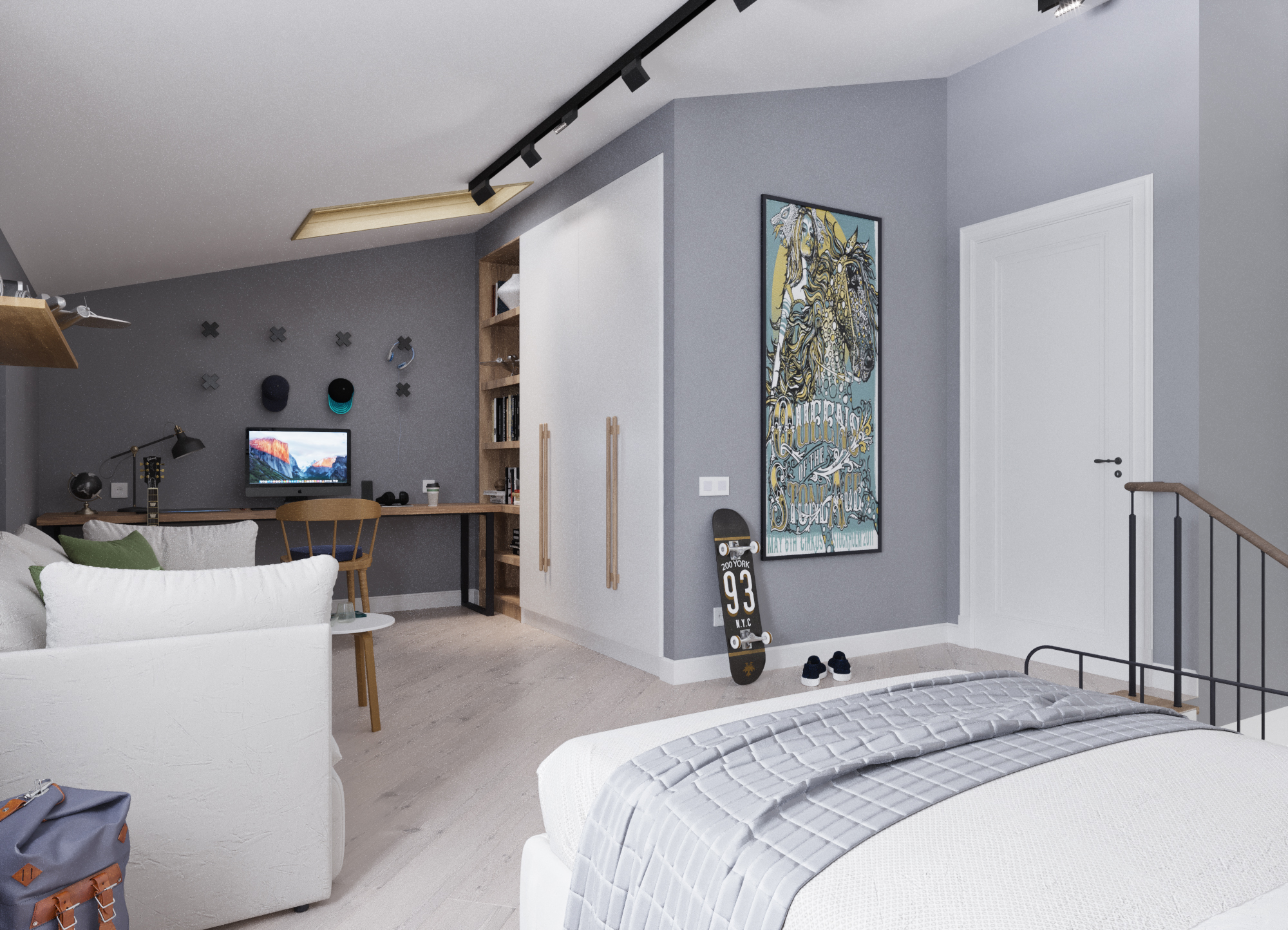 Design of an apartment 240m2 Greenwich.Tashkent.-42