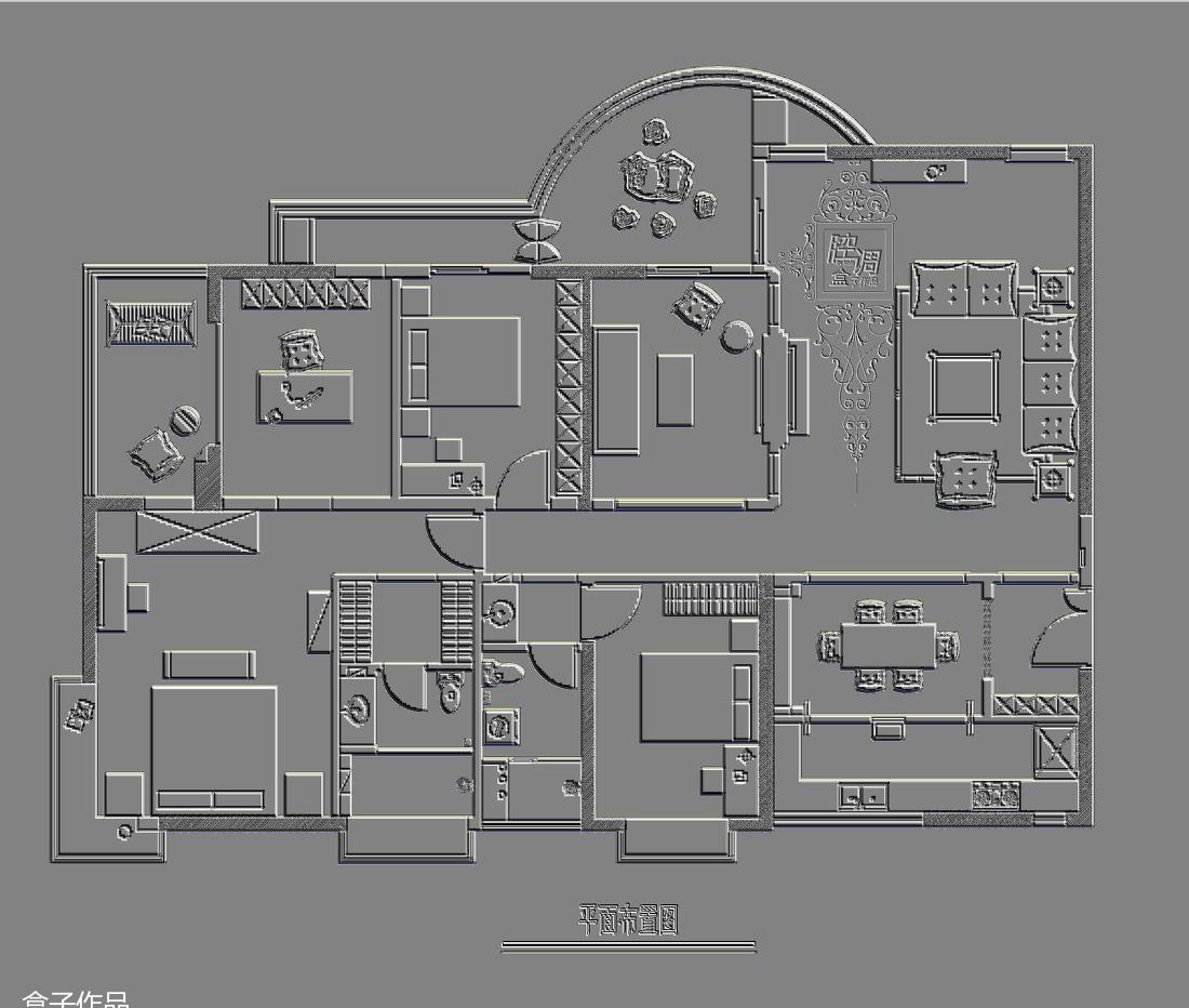 别墅丨【腔调】尊雅派欧式——盒子作品-50