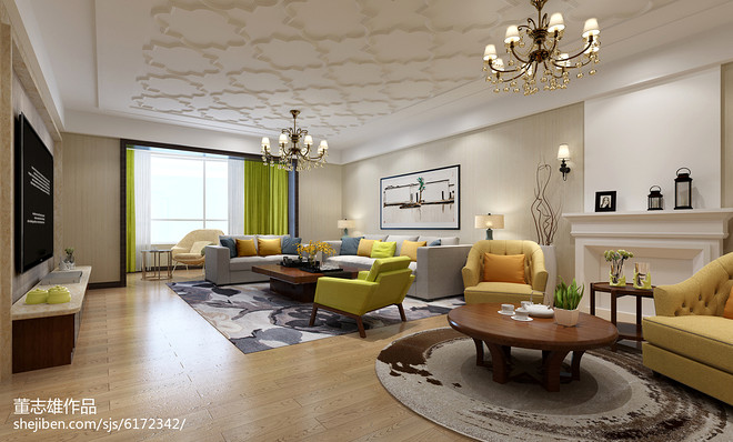 三居150平米装修案例·“中国大管之父”刘奇之家丨董志雄-11