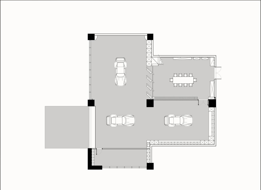 现代工业风店铺设计-1