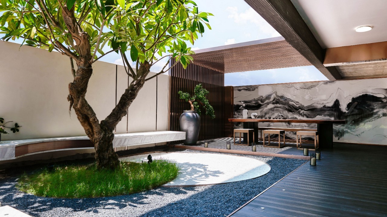 度假胜地，意式托斯卡纳风情庭院-10