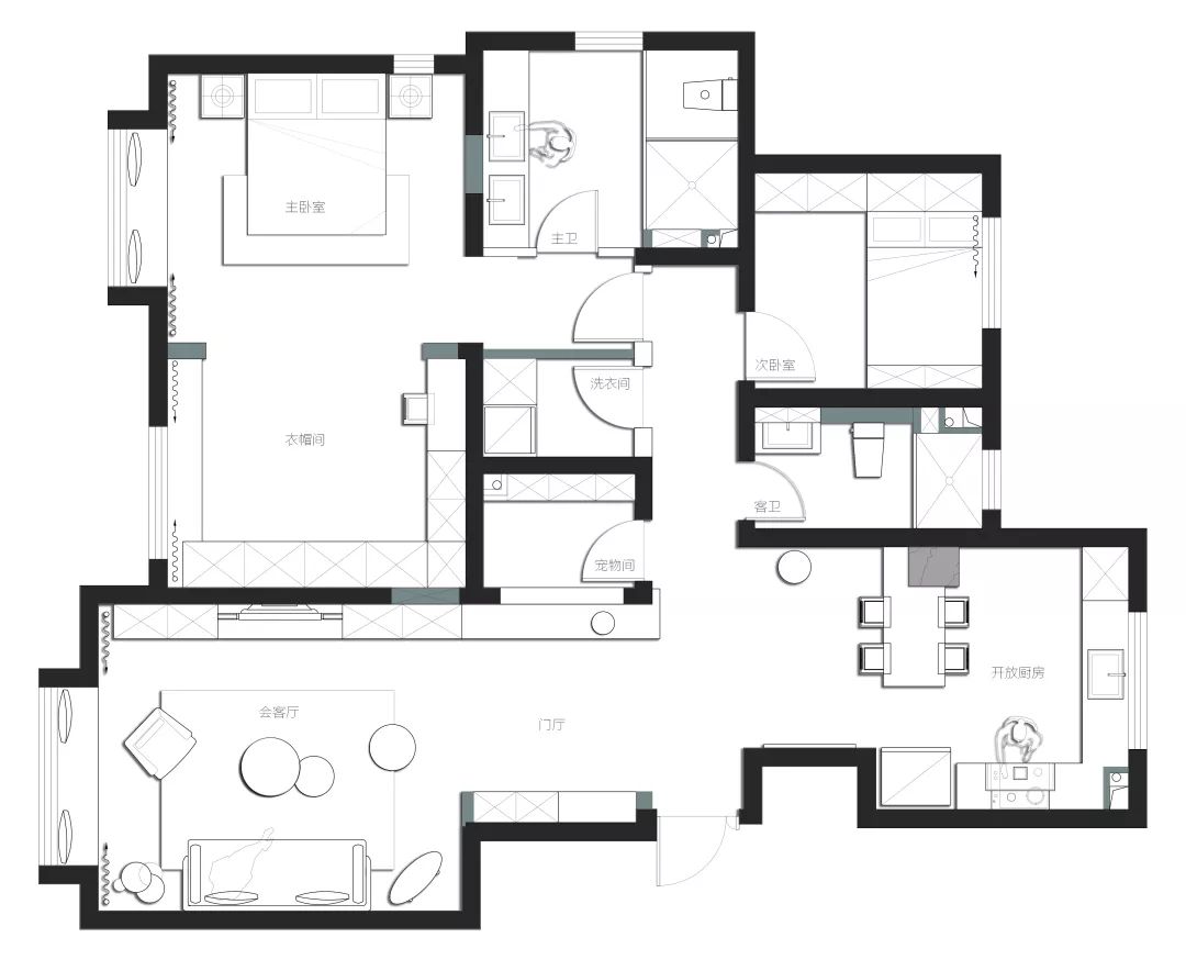 将黑白灰做到极致,展现最美的极简-42