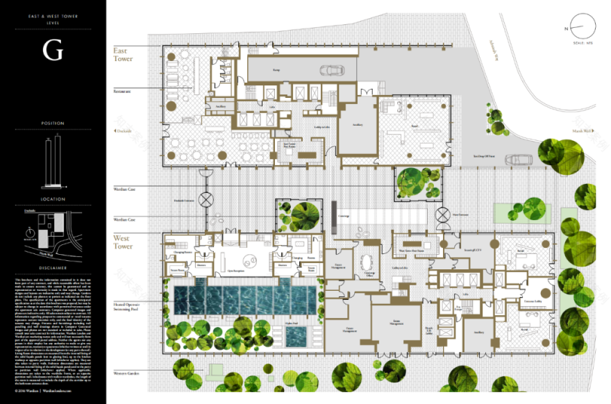 伦敦顶级花园豪宅 Wardian | 几何大胆线条与翠绿自然的完美融合-82