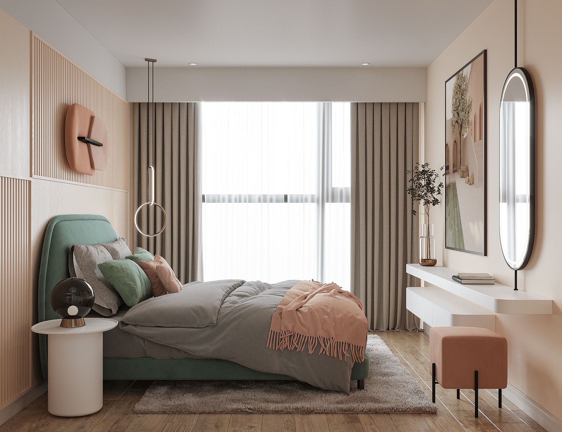 糖果色系公寓 充满活力的空间-7