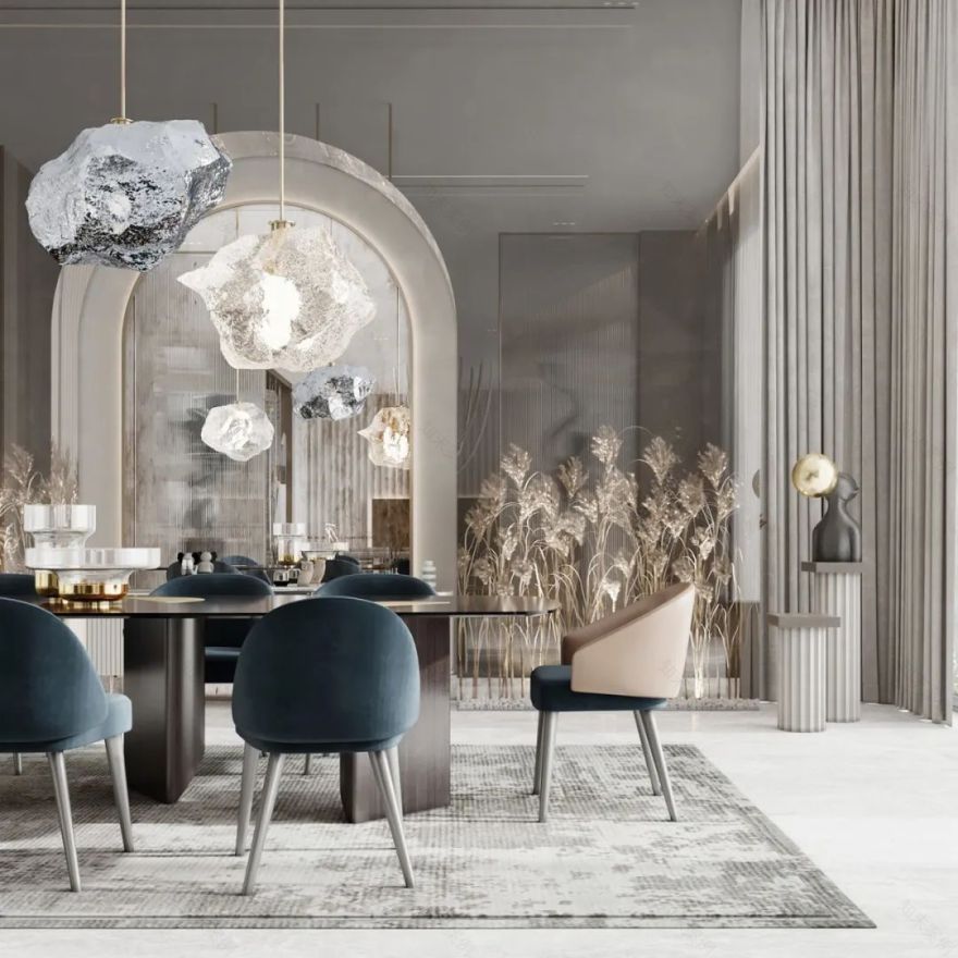 现代奢华室内设计丨埃及设计师 Mahi Soliman-49