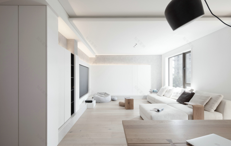 温州立体城私宅 | 白色纯净空间,释放生活压力-0