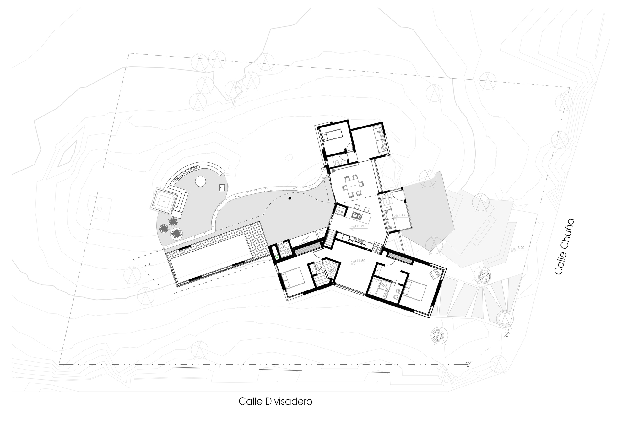 Carilo 森林海景别墅 | 地形适应与功能优化的共生设计-4