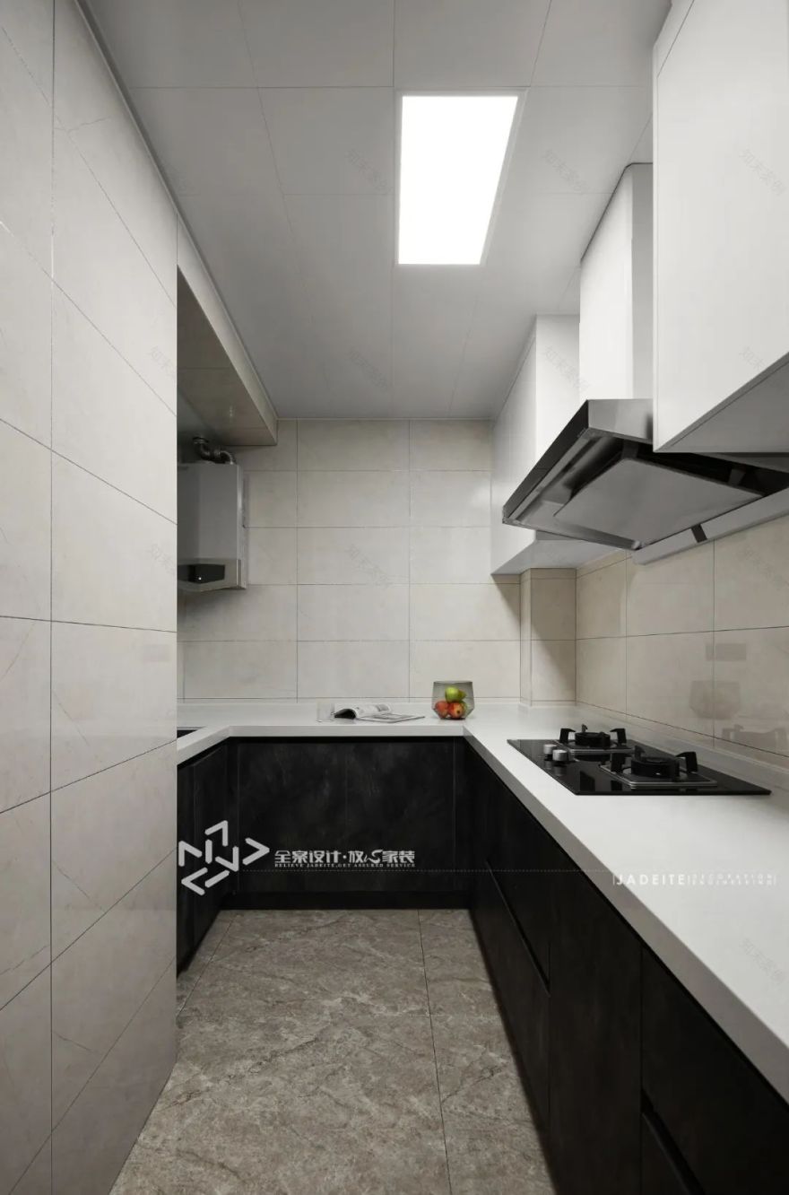 85㎡现代黑白灰,单身小哥哥的简洁时尚之家-56