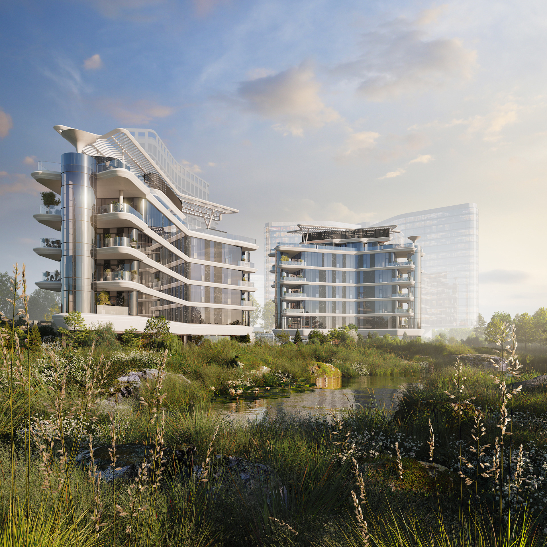 The Island 住宅小区丨Photoreal3D-2