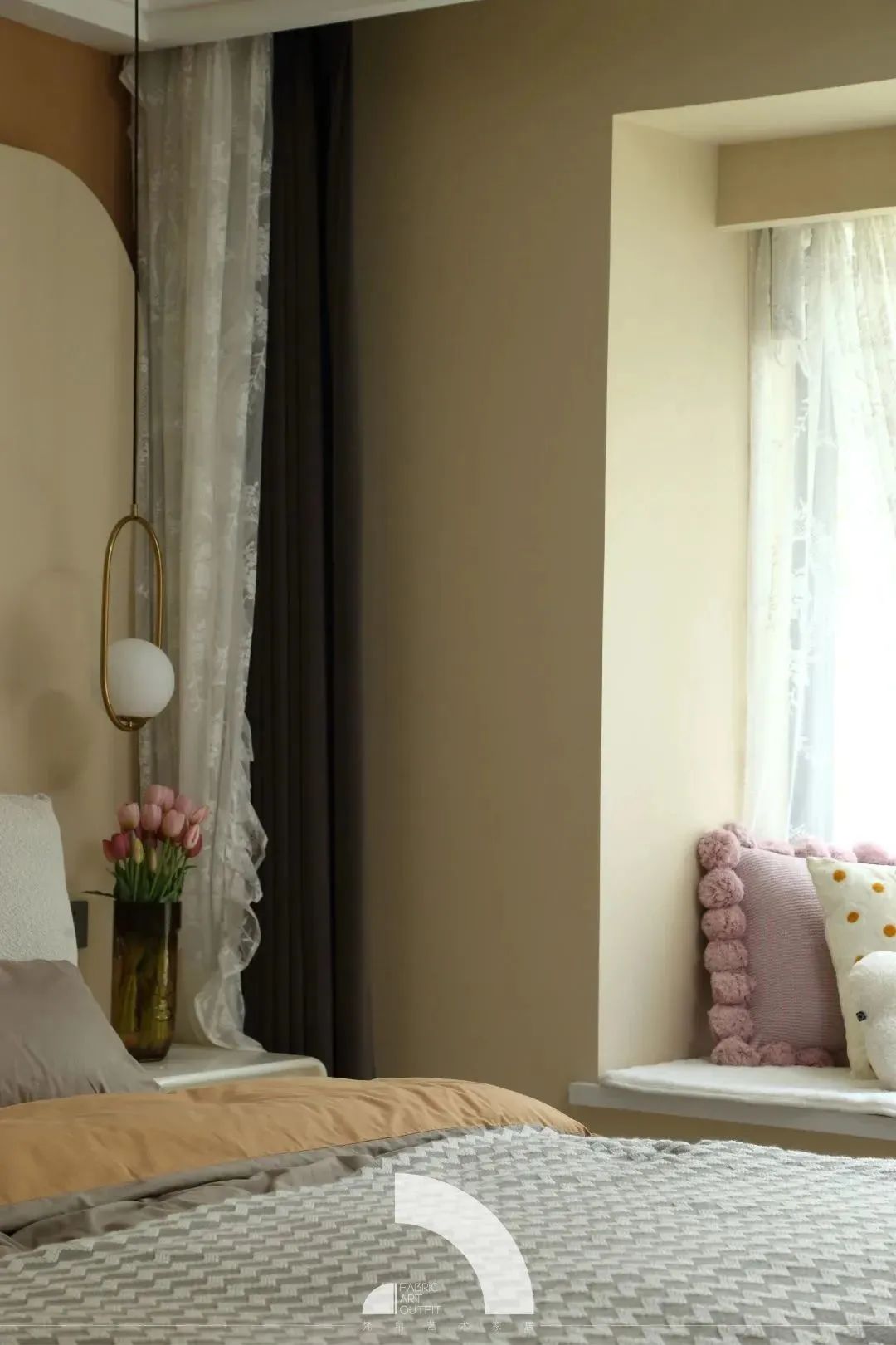 梵帛艺术「焦糖可可」糖果色中古风家居设计-52