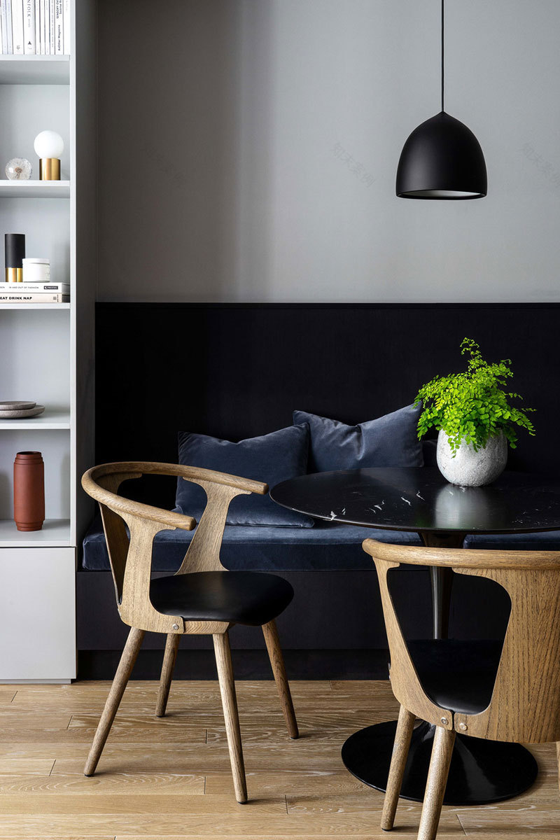 伦敦时尚设计师优雅现代公寓-5