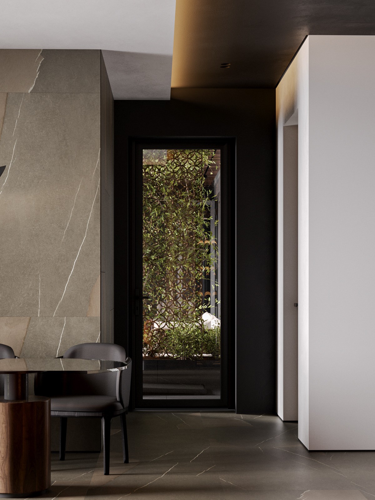 黑棕复古配色空间设计-87